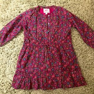 Banjanan Girls Kids Bazaar Dress in Pink Purple Floral Size 6